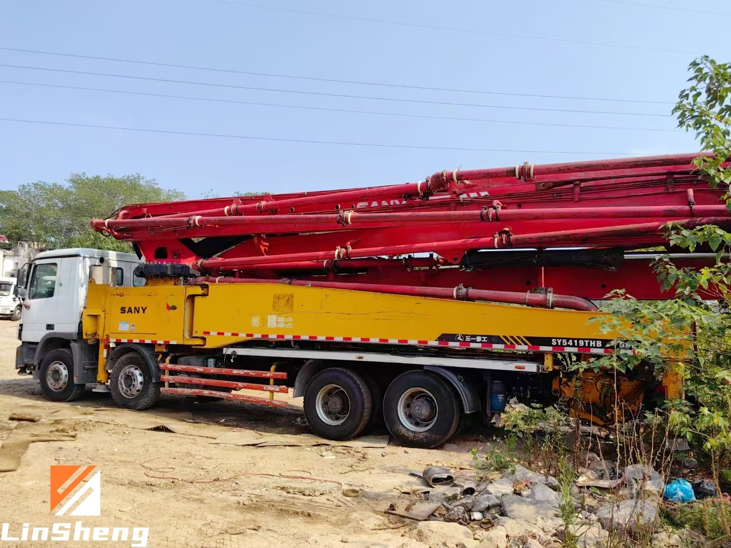 2012 Sany 56m Pump Truck