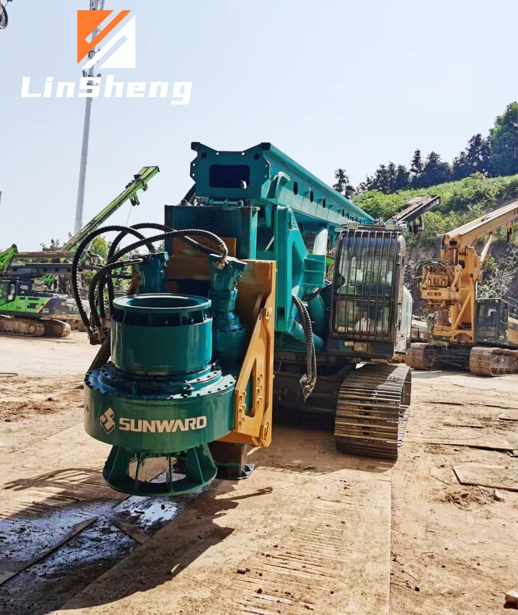 2016 Sunward SWDM220 Rotary drilling rig